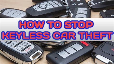 how to block keyless car